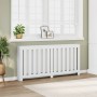 Engineered wood radiator cover in white, 175x20x82 cm. by , Accessories for heating radiators - Ref: Foro24-852753, Price: 86...