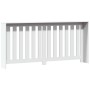 Engineered wood radiator cover in white, 175x20x82 cm. by , Accessories for heating radiators - Ref: Foro24-852753, Price: 86...