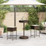 3-piece garden bar set with brown PE rattan cushions by , Garden sets - Ref: Foro24-3261440, Price: 205,75 €, Discount: %