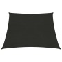 Toldo de vela HDPE negro 160 g/m² 3/4x2 m de vidaXL, Sombrillas - Ref: Foro24-311763, Precio: 18,80 €, Descuento: %