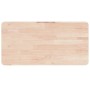 Estante de lavabo de pared de acero y madera maciza de roble de , Tocadores de baño - Ref: Foro24-3302329, Precio: 72,99 €, D...