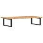 Wall-mounted steel and solid oak wood sink shelf by , bathroom vanities - Ref: Foro24-3302397, Price: 105,21 €, Discount: %