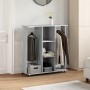 Engineered wood gray Sonoma 102x38x110 cm wheeled wardrobe by , Clothing and closet storage - Ref: Foro24-848036, Price: 123,...