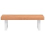 Wall-mounted sink shelf made of steel and solid beech wood by , bathroom vanities - Ref: Foro24-3302376, Price: 86,99 €, Disc...