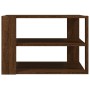 Mesa de centro madera ingeniería roble marrón 59,5x59,5x40 cm de , Mesas de centro - Ref: Foro24-834256, Precio: 56,99 €, Des...