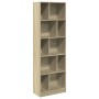 Estantería madera de ingeniería roble Sonoma 57x28,5x174 cm de , Librerías y estanterías - Ref: Foro24-847991, Precio: 89,71 ...