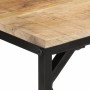 Massiver Esstisch aus grobem Mangoholz 110x55x75 cm von , Küchen- und Esstische - Ref: Foro24-374078, Preis: 128,14 €, Rabatt: %