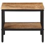 Mesa de centro de madera maciza de mango rugosa 45x45x35 cm de , Mesas de centro - Ref: Foro24-374067, Precio: 66,36 €, Descu...