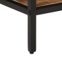 Mesa de centro de madera maciza de mango rugosa 45x45x35 cm de , Mesas de centro - Ref: Foro24-374067, Precio: 66,36 €, Descu...