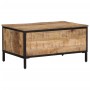 Solid rough mango wood coffee table 80x50x40 cm by , Coffee table - Ref: Foro24-374065, Price: 167,57 €, Discount: %