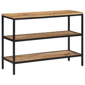 Solid rough mango wood console table 100x35x70 cm by , Side tables - Ref: Foro24-374073, Price: 117,41 €, Discount: %