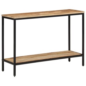 Solid rough mango wood console table 100x35x70 cm by , Side tables - Ref: Foro24-374071, Price: 100,45 €, Discount: %