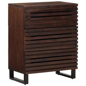 Solid mango wood sideboard 60x34x75 cm by , Lockers and storage cabinets - Ref: Foro24-377453, Price: 165,94 €, Discount: %