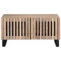 Mesa de centro de madera maciza de mango blanca 80x51x40 cm de , Mesas de centro - Ref: Foro24-377464, Precio: 133,09 €, Desc...