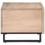 Mesa de centro de madera maciza de mango blanca 80x51x40 cm de , Mesas de centro - Ref: Foro24-377464, Precio: 133,09 €, Desc...