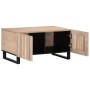 Mesa de centro de madera maciza de mango blanca 80x51x40 cm de , Mesas de centro - Ref: Foro24-377464, Precio: 133,09 €, Desc...