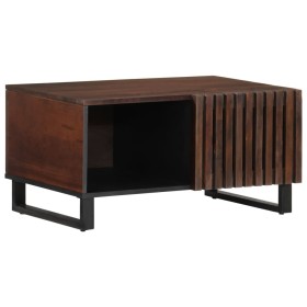 Mesa de centro madera maciza mango marrón 80x51x40 cm de , Mesas de centro - Ref: Foro24-377458, Precio: 134,99 €, Descuento: %