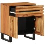 Mesita de noche madera maciza mango marrón 50x34x60 cm de , Mesitas de noche - Ref: Foro24-377493, Precio: 100,89 €, Descuent...