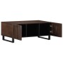 Mesa de centro de madera maciza mango marrón 100x55x40 cm de , Mesas de centro - Ref: Foro24-377498, Precio: 175,99 €, Descue...