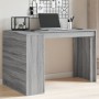 Office desk made of gray engineered wood, measuring 123.5x73.5x75 cm. by , Desks - Ref: Foro24-847987, Price: 105,19 €, Disco...