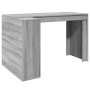 Office desk made of gray engineered wood, measuring 123.5x73.5x75 cm. by , Desks - Ref: Foro24-847987, Price: 105,19 €, Disco...