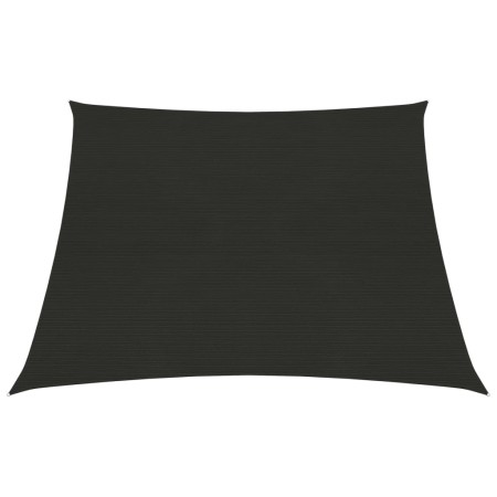 Toldo de vela negro HDPE 160 g/m² 3/4x3 m de vidaXL, Sombrillas - Ref: Foro24-311764, Precio: 38,95 €, Descuento: %