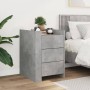 Engineered wood gray concrete bedside table 45x50x65 cm by , Nightstands - Ref: Foro24-848307, Price: 95,95 €, Discount: %