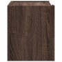 Wall-mounted bedside tables 2 units brown oak color 45x30x35 cm by , Nightstands - Ref: Foro24-848324, Price: 87,82 €, Discou...