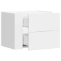 Wall-mounted bedside tables, set of 2, white, 45x30x35 cm by , Nightstands - Ref: Foro24-848326, Price: 105,32 €, Discount: %