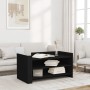 Black engineered wood coffee table 100x50x50 cm by , Coffee table - Ref: Foro24-848347, Price: 96,49 €, Discount: %