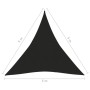 Toldo de vela negro HDPE 160 g/m² 5x5x5 m de vidaXL, Sombrillas - Ref: Foro24-311757, Precio: 39,54 €, Descuento: %