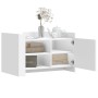 Mesa de centro madera de ingeniería blanca 80x50x50 cm de , Mesas de centro - Ref: Foro24-848353, Precio: 89,19 €, Descuento: %