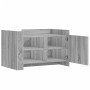 Mesa de centro de madera de ingeniería gris Sonoma 80x50x50 cm de , Mesas de centro - Ref: Foro24-848358, Precio: 90,57 €, De...