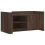 Mesa de centro madera de ingeniería marrón roble 100x50x50 cm de , Mesas de centro - Ref: Foro24-848366, Precio: 106,32 €, De...