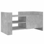 TV stand made of gray concrete engineered wood, measuring 80x35x40 cm. by , TV Furniture - Ref: Foro24-848370, Price: 60,92 €...