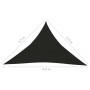 Black HDPE sail shade 160 g/m² 3.5x3.5x4.9 m by vidaXL, Umbrellas - Ref: Foro24-311752, Price: 16,86 €, Discount: %