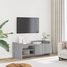 TV stand made of gray Sonoma plywood 100x35x40 cm by , TV Furniture - Ref: Foro24-848379, Price: 76,27 €, Discount: %