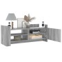 TV stand made of gray Sonoma plywood 100x35x40 cm by , TV Furniture - Ref: Foro24-848379, Price: 82,99 €, Discount: %