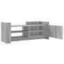 TV stand made of gray Sonoma plywood 100x35x40 cm by , TV Furniture - Ref: Foro24-848379, Price: 82,99 €, Discount: %