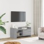 TV stand made of Sonoma gray engineered wood 80x35x40 cm by , TV Furniture - Ref: Foro24-848372, Price: 62,57 €, Discount: %