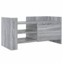 TV stand made of Sonoma gray engineered wood 80x35x40 cm by , TV Furniture - Ref: Foro24-848372, Price: 62,57 €, Discount: %