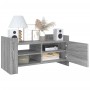 TV stand made of Sonoma gray engineered wood 80x35x40 cm by , TV Furniture - Ref: Foro24-848372, Price: 62,57 €, Discount: %