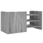 TV stand made of Sonoma gray engineered wood 80x35x40 cm by , TV Furniture - Ref: Foro24-848372, Price: 62,57 €, Discount: %