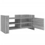 TV stand made of Sonoma gray engineered wood 80x35x40 cm by , TV Furniture - Ref: Foro24-848372, Price: 62,57 €, Discount: %