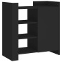 Aparador de madera de ingeniería negro 73,5x35x75 cm de , Aparadores - Ref: Foro24-848403, Precio: 87,81 €, Descuento: %