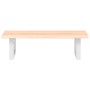 Wall-mounted steel and solid oak wood sink shelf by , bathroom vanities - Ref: Foro24-3302540, Price: 61,72 €, Discount: %