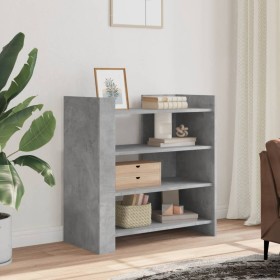 Gray concrete plywood sideboard 73.5x35x75 cm by , Sideboards - Ref: Foro24-848391, Price: 67,86 €, Discount: %