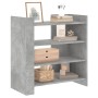 Aparador de madera contrachapada gris hormigón 73,5x35x75 cm de , Aparadores - Ref: Foro24-848391, Precio: 67,86 €, Descuento: %