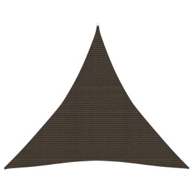 Toldo de vela HDPE marrón 160 g/m² 5x5x5 m de vidaXL, Sombrillas - Ref: Foro24-311812, Precio: 37,99 €, Descuento: %