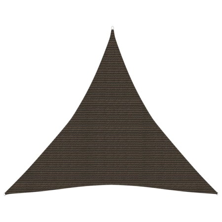 Sail awning HDPE brown 160 g/m² 5x5x5 m by vidaXL, Umbrellas - Ref: Foro24-311812, Price: 42,66 €, Discount: %